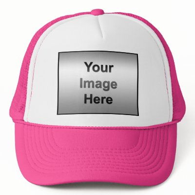 Trucker Hat Pink by pizap_store