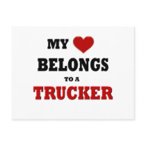 Trucker Love Post Cards