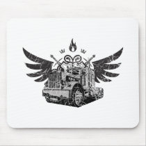 Trucker Wings Mouse Pads
