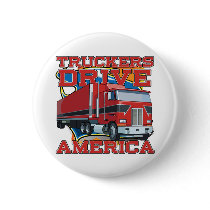 Truckers Drive America Button