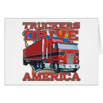 Truckers Drive America Cards