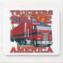 Truckers Drive America Mouse Pad