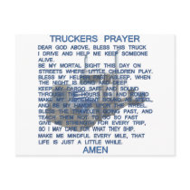 Trucker's Prayer Post Cards