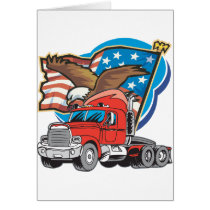 Trucking Eagle Card