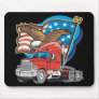 Trucking Eagle Mouse Pad