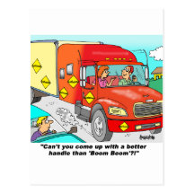 TRUCKING GIFTS BY DAN ROSANDICH POST CARD