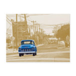 Trucking through downtown Georgetown, Texas (ACM) postcards