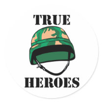 True Army Heroes Stickers