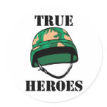 True Army Heroes stickers