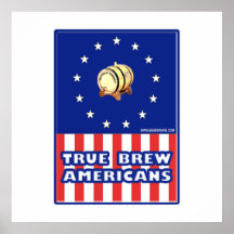 True Brew Wine Americans Poster