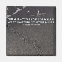 True Failure Inspirational Magnet