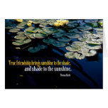 True Friendship Greeting Note Card