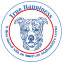 True Happiness w/ American Staffordshire uncropped photo sculptures