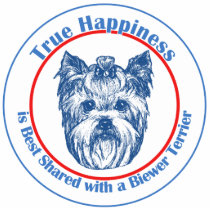 True Happiness with a Biewer Terrier Cut Outs