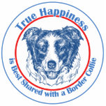 True Happiness with a Border Collie Photo Sculpture