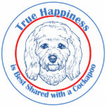 True Happiness with a Cockapoo Photo Sculptures