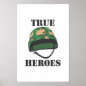 True Heroes Army Poster Print