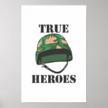 True Heroes Army Poster Print