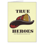 True Heroes fireman card