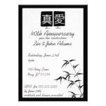 "True Love" Chinese Anniversary Party Invitations