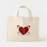 True Love Heart Tote Tote Bags