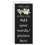 True Love is Pure Love (White Easter Lilies) Rack Card Template