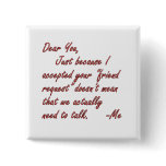 True meaning of friendship buttons