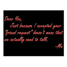 True meaning of friendship postcards