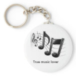 true music lover keychains