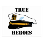 True Navy Heroes Post Cards