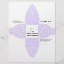 Truffle Box Party Favour box. Birthday or weddings Flyers
