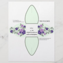Truffle Box Party Favour box. Birthday or weddings Personalized Flyer
