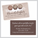 truffles chocolate candy making baking business ca business card templates