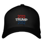 Trump 2012 Embroidered Hat - BLACK