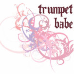 Trumpet Babe photo sculptures