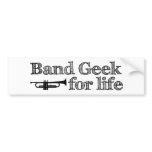 Trumpet Band Geek bumper stickers