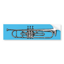 Trumpet Bumper Sticker