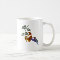 Trumpet Creeper Ruby Throated Hummingbird mugs