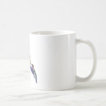 Trumpet Creeper Ruby Throated Hummingbird mugs