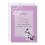 Trumpet Full Colour invitations