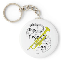 Trumpet Key Chains