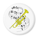 Trumpet magnets