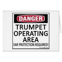 Trumpet Operating Area Greeting Card