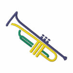 Trumpet Outline embroidered shirts