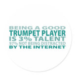 Trumpet Player 3% Talent stickers