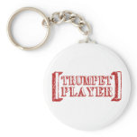 Trumpet Player Key Chain
