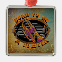 Trumpet Player Ornament