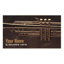 Trumpet Valves Business Cards