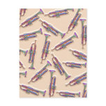 Trumpets Collage postcards