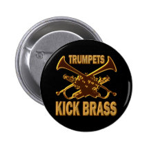 TRUMPETS KICK BRASS BUTTON